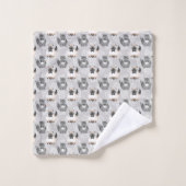 ensemble de serviettes de bain amoureux de les cha (Gant de toilette)