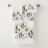 Ensemble de serviettes de bain Angelfish (En situation)