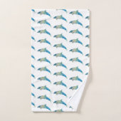 Ensemble de serviettes de bain animal Dolphin Coas (Serviette à main)
