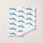 Ensemble de serviettes de bain animal Dolphin Coas (Gant de toilette)