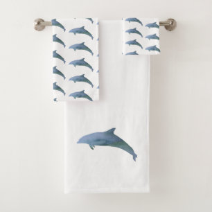Ensemble de serviettes de bain animal Dolphin Coas