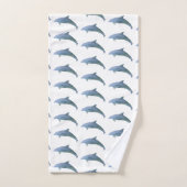 Ensemble de serviettes de bain animal Dolphin Coas (Serviette à main)
