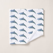 Ensemble de serviettes de bain animal Dolphin Coas (Gant de toilette)