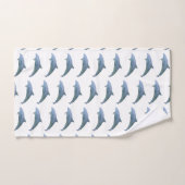 Ensemble de serviettes de bain animal Dolphin Coas (Serviette à main)