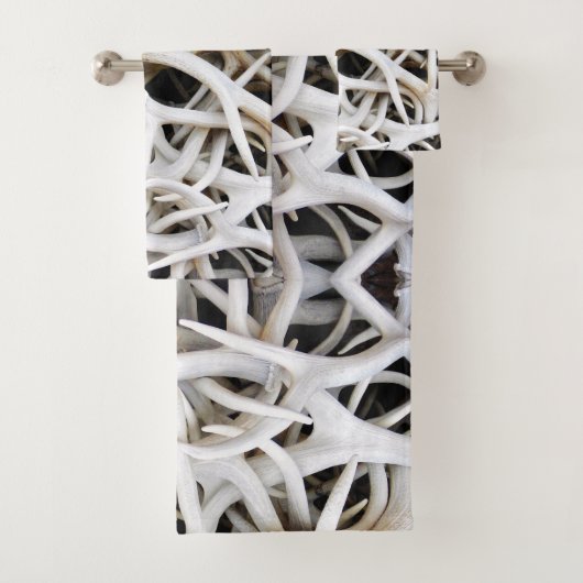 Ensemble De Serviettes De Bain - Antlers D'Elc (En situation)