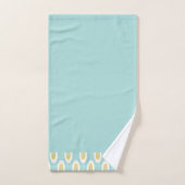 Ensemble de serviettes de bain Aquamarine Motif Ed (Serviette à main)