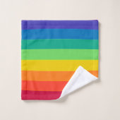 Ensemble de serviettes de bain arc-en-ciel (Gant de toilette)