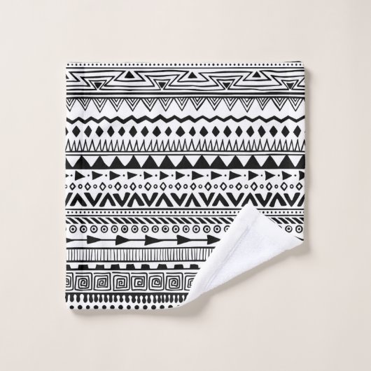 Ensemble de serviettes de bain Arrière - plan Boho (Gant de toilette)
