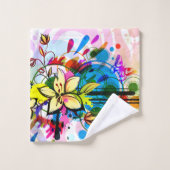 Ensemble de serviettes de bain Art 26 Abstrait (Gant de toilette)