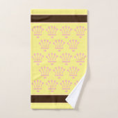 Ensemble de serviettes de bain avec couronnes flor (Serviette à main)