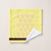 Ensemble de serviettes de bain avec couronnes flor (Gant de toilette)