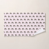 Ensemble de serviettes de bain avec de mignons cha (Serviette à main)