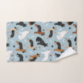 Ensemble de serviettes de bain avec des os bergers (Serviette à main)