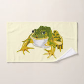 Ensemble de serviettes de bain avec grenouille (Serviette à main)