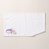 Ensemble de serviettes de bain avec lettre initial (Serviette à main)