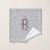 Ensemble de serviettes de bain avec monogramme du  (Gant de toilette)