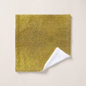 Ensemble de serviettes de bain avec paillettes dor (Gant de toilette)