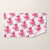 Ensemble de serviettes de bain avec roses (Serviette à main)