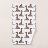 Ensemble de serviettes de bain Baby Giraffe Frenzy (Serviette à main)