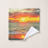 Ensemble de serviettes de bain Banderas Bay Sunset (Gant de toilette)