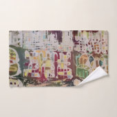 Ensemble de serviettes de bain Batik Boho Peinture (Serviette à main)