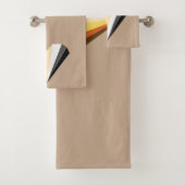 Ensemble de serviettes de bain Bear Heart Pride (En situation)