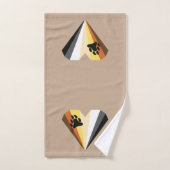 Ensemble de serviettes de bain Bear Heart Pride (Serviette à main)
