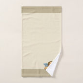 Ensemble de serviettes de bain beige Raphael Cheru (Serviette à main)