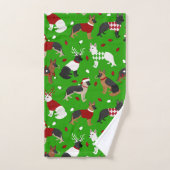 Ensemble de serviettes de bain berger allemand de  (Serviette à main)