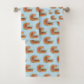 Ensemble de serviettes de bain Betta Fish (En situation)
