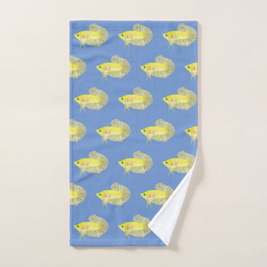 Ensemble de serviettes de bain Betta Fish (Serviette à main)