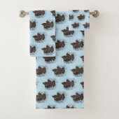 Ensemble de serviettes de bain Betta Fish (En situation)