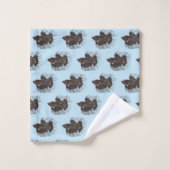 Ensemble de serviettes de bain Betta Fish (Gant de toilette)