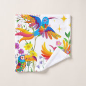 Ensemble de serviettes de bain Birds of Paradise (Gant de toilette)