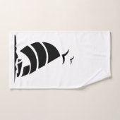 Ensemble de serviettes de bain " Black SailBoat " (Serviette à main)