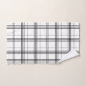 Ensemble de serviettes de bain blanc et noir class (Serviette à main)