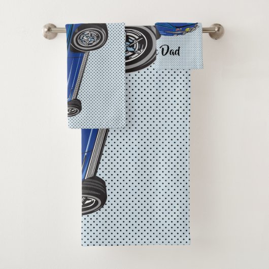 Ensemble de serviettes de bain Blue Classic Corvet (En situation)