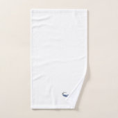 Ensemble de serviettes de bain Blue Dinosaur Trex (Serviette à main)