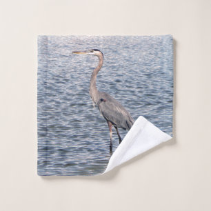ensemble de serviettes de bain Blue Heron