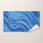 Ensemble de serviettes de bain Blue Marble Cadeau (Serviette à main)