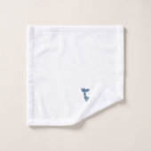 Ensemble de serviettes de bain Blue Whale (Gant de toilette)