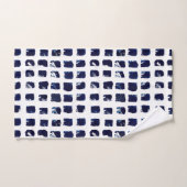 Ensemble de serviettes de bain Boho Carré Paint Do (Serviette à main)