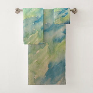 Ensemble de serviettes de bain Boho de la côte en 