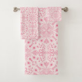 Ensemble de serviettes de bain Boho Valentine Gard (En situation)