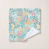 Ensemble de serviettes de bain botanique coloré (Gant de toilette)