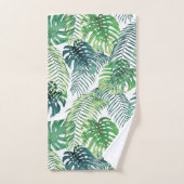 Ensemble de serviettes de bain botanique Feuilles (Serviette à main)