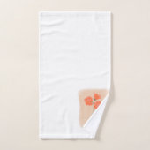 Ensemble de serviettes de bain botaniques pour vas (Serviette à main)