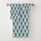 Ensemble de serviettes de bain Bratz (En situation)