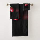Ensemble de serviettes de bain Btcn Deux cerises (En situation)