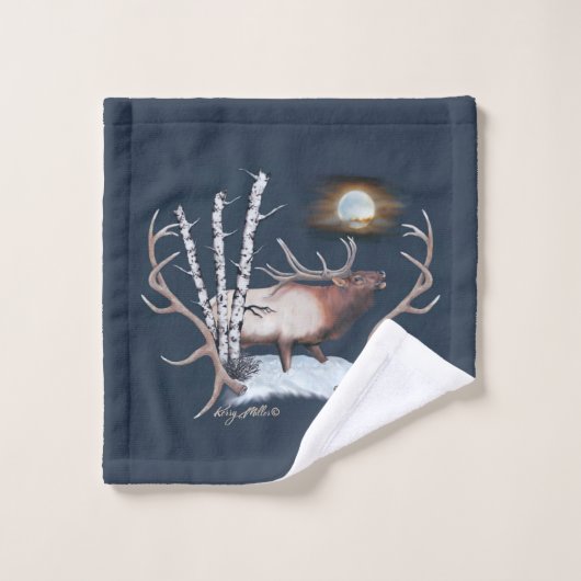Ensemble de serviettes de bain Bull Elk (Gant de toilette)